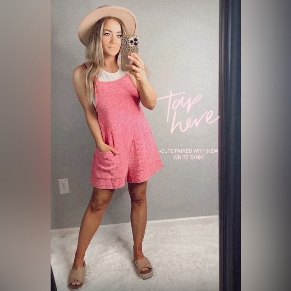 Eesome Pink Overall Jumper